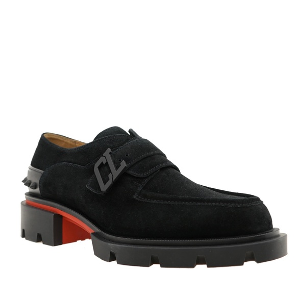 Christian Louboutin CL Our Georges Black Suede Size 10 US New main image 4